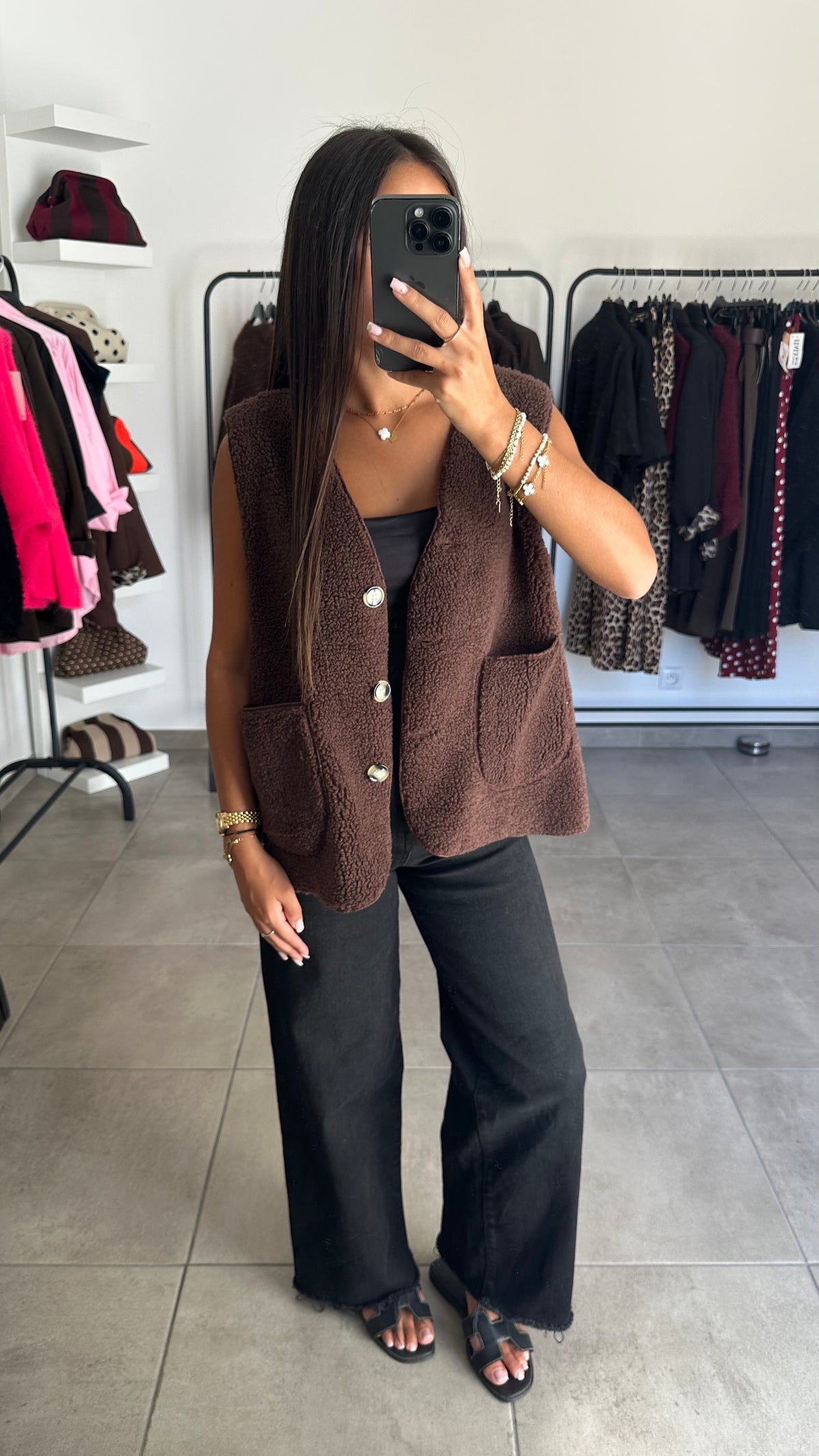 Veste sans manches Nelly